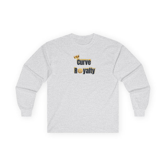 Curve Royalty Long Sleeve Tee — Empowering Plus-Size Pride Shirt