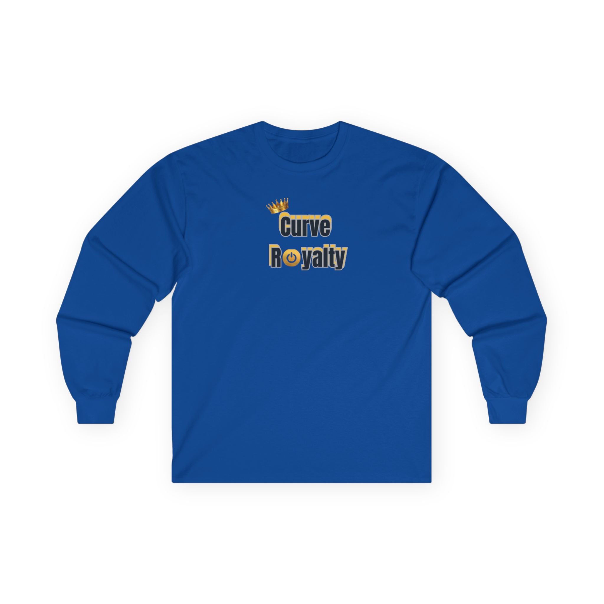 Curve Royalty Long Sleeve Tee — Empowering Plus-Size Pride Shirt