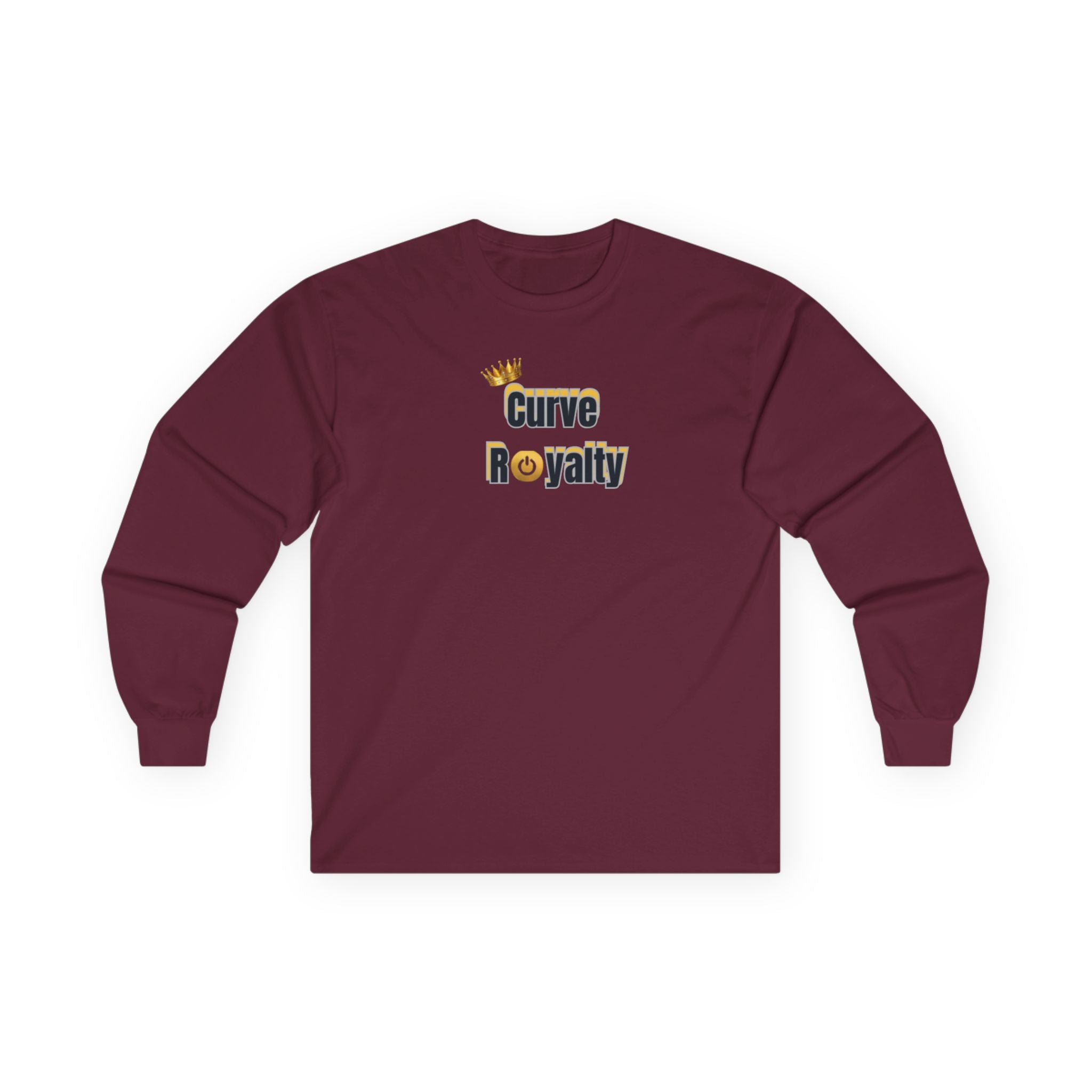 Curve Royalty Long Sleeve Tee — Empowering Plus-Size Pride Shirt