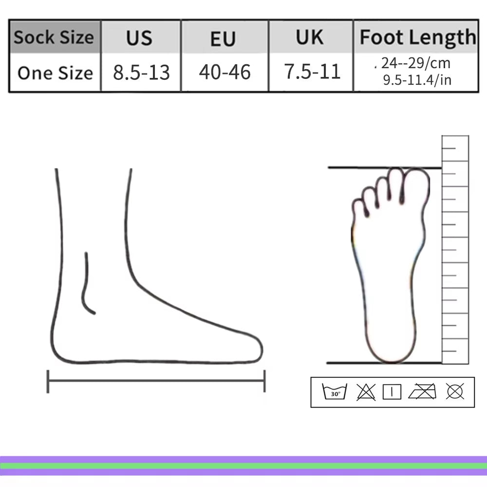 New Men'S Socks Casual Business Dress High Quality Happy Combed Cotton Socks Fashion Funny plus Size Men Gift Socks