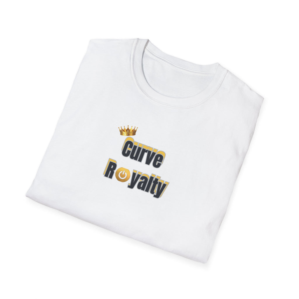 Curve Royalty T-Shirt — Curvy Body Positive Tee with Crown Graphic