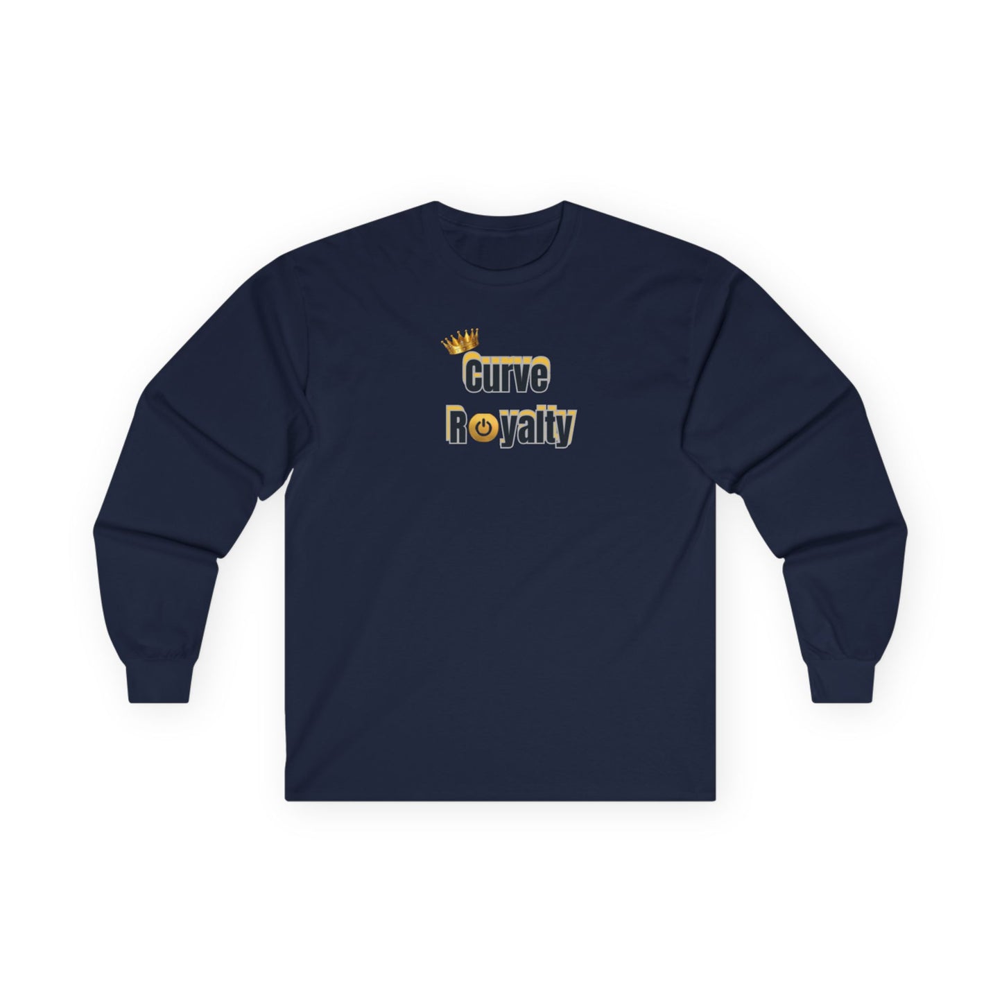 Curve Royalty Long Sleeve Tee — Empowering Plus-Size Pride Shirt