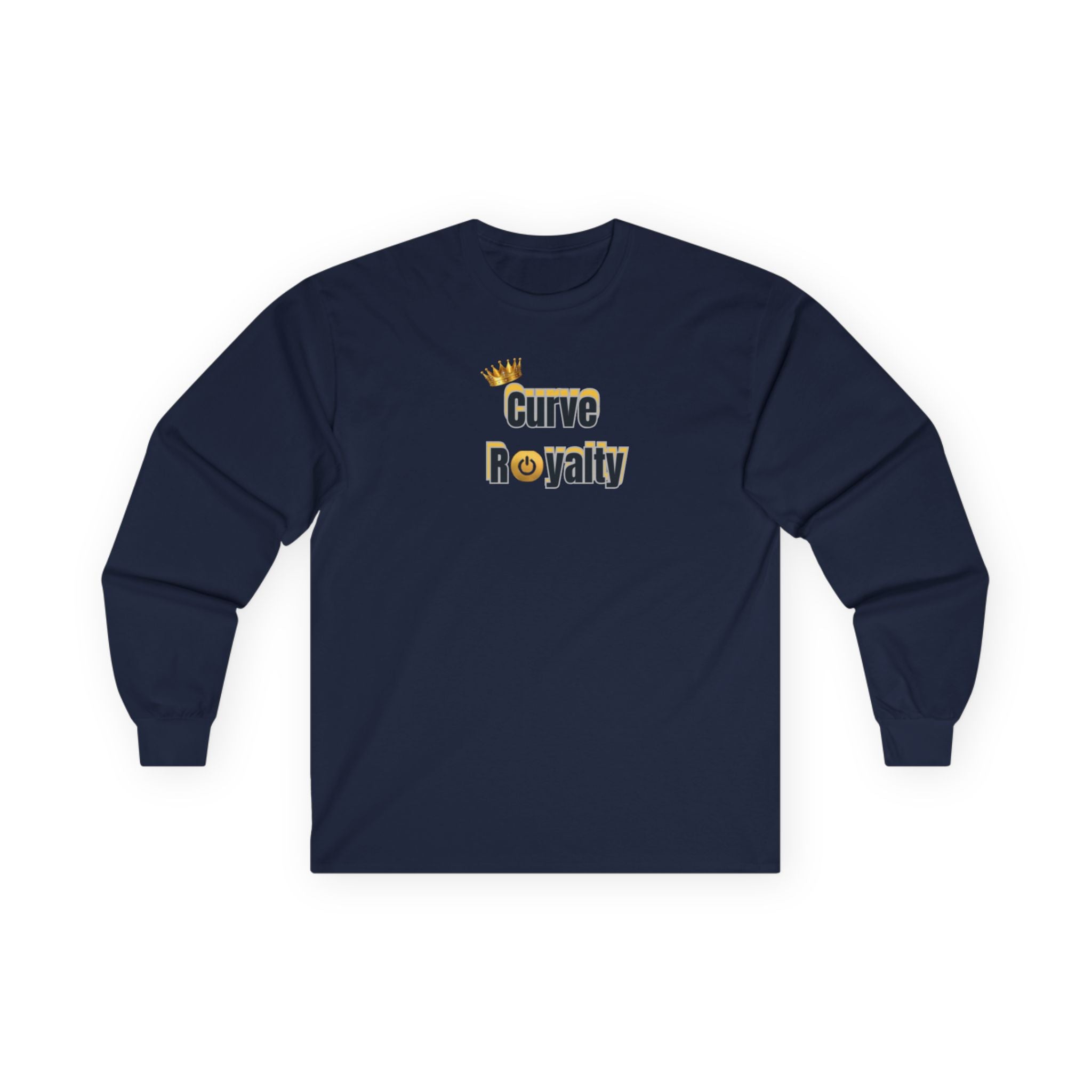 Curve Royalty Long Sleeve Tee — Empowering Plus-Size Pride Shirt