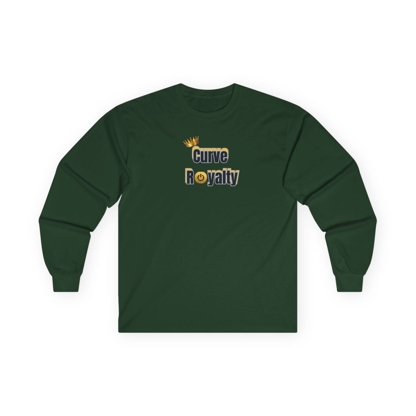 Curve Royalty Long Sleeve Tee — Empowering Plus-Size Pride Shirt