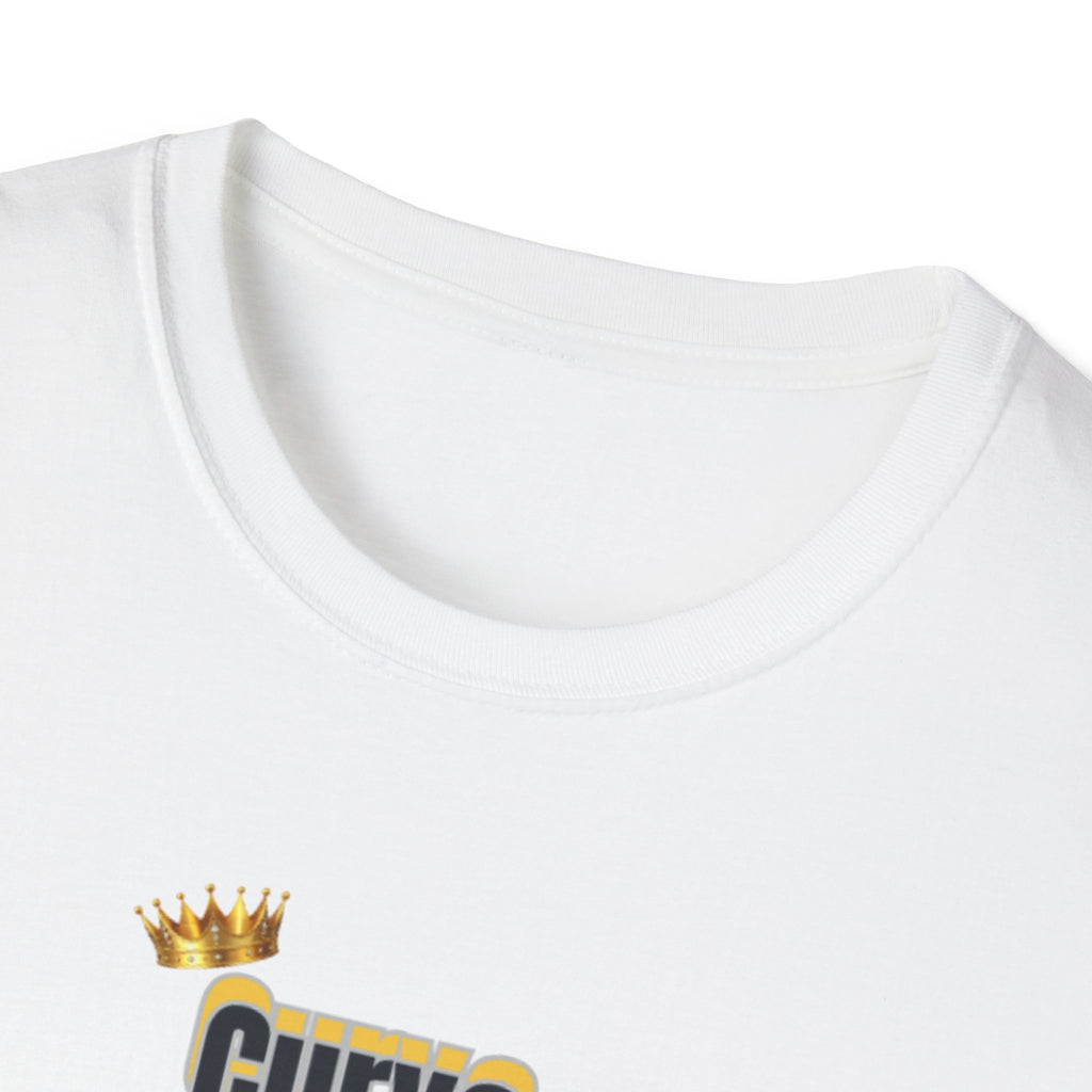 Curve Royalty T-Shirt — Curvy Body Positive Tee with Crown Graphic