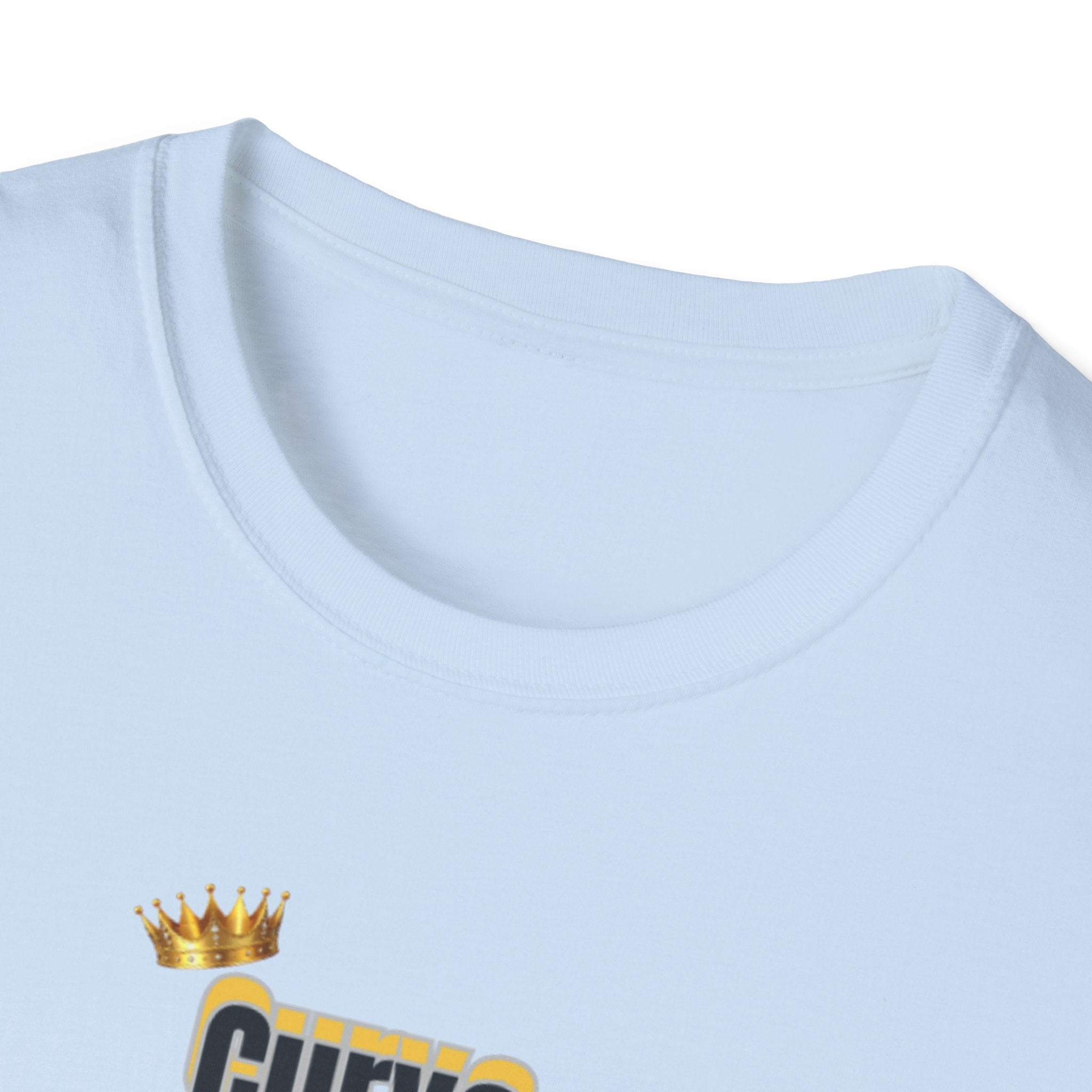 Curve Royalty T-Shirt — Curvy Body Positive Tee with Crown Graphic