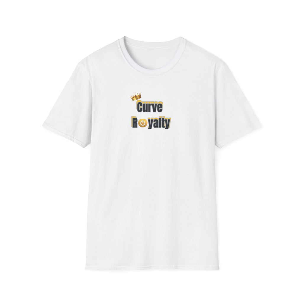Curve Royalty T-Shirt — Curvy Body Positive Tee with Crown Graphic