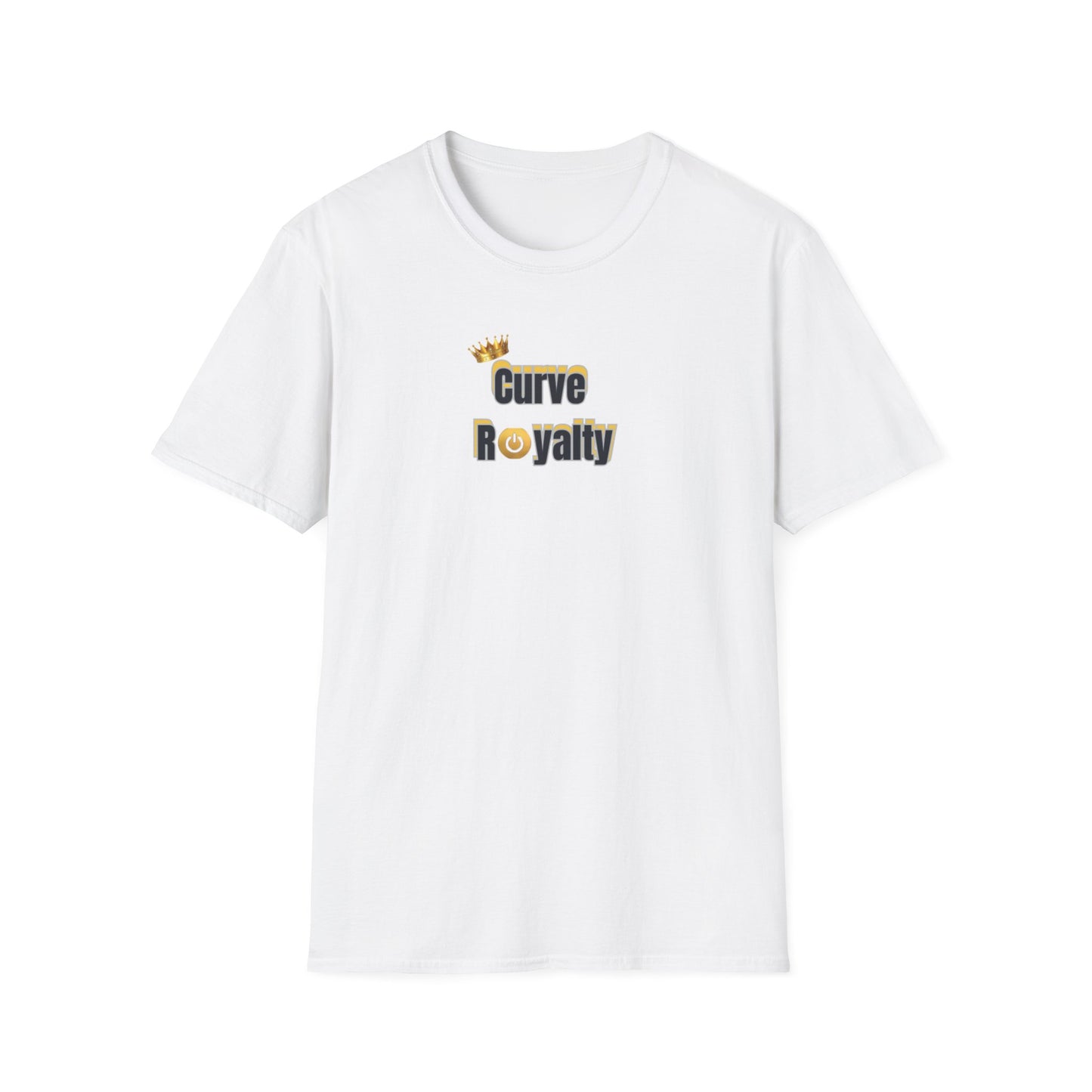 Curve Royalty T-Shirt — Curvy Body Positive Tee with Crown Graphic