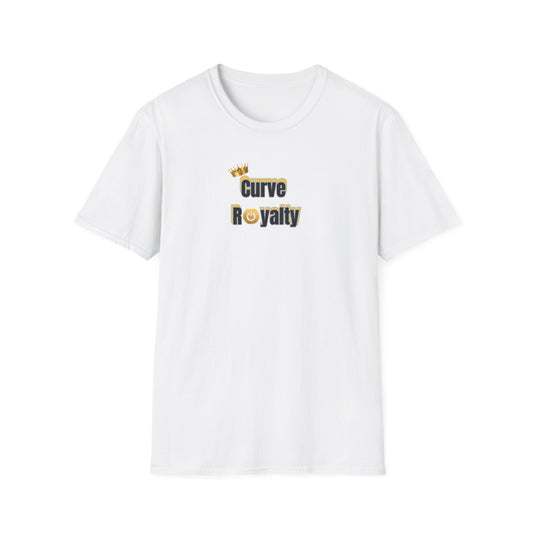 Curve Royalty T-Shirt — Curvy Body Positive Tee with Crown Graphic