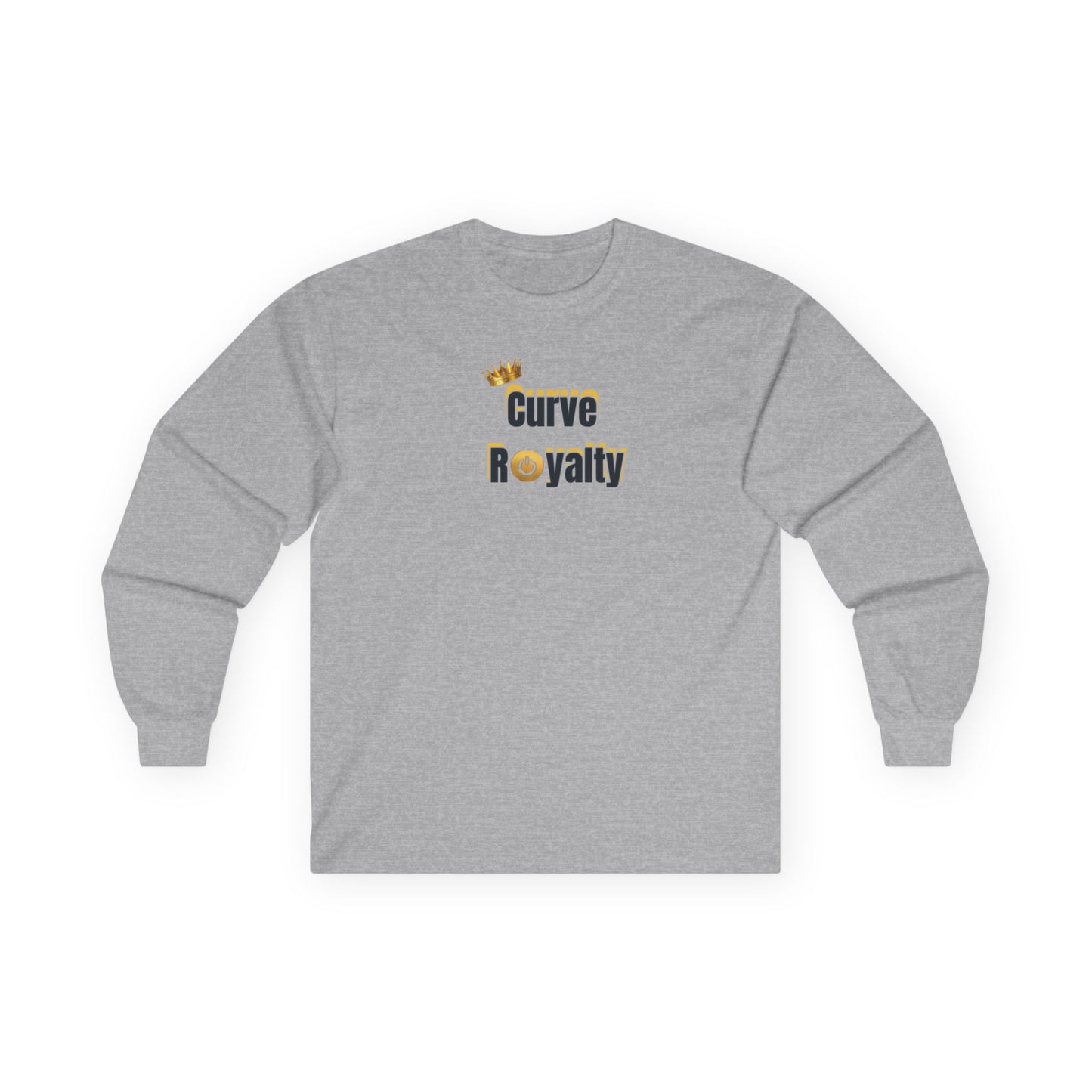 Curve Royalty Long Sleeve Tee — Empowering Plus-Size Pride Shirt