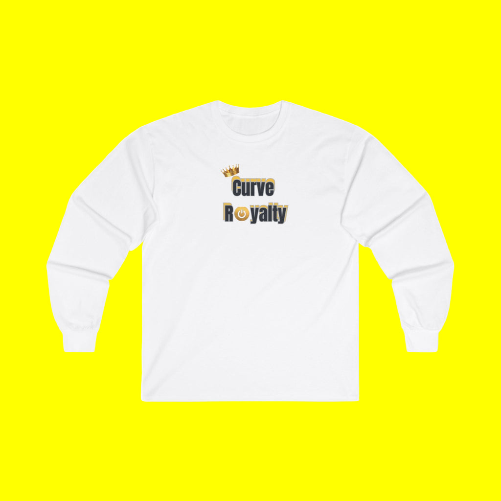 Curve Royalty Long Sleeve Tee — Empowering Plus-Size Pride Shirt