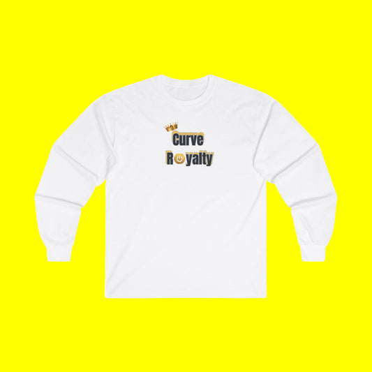 Curve Royalty Long Sleeve Tee — Empowering Plus-Size Pride Shirt