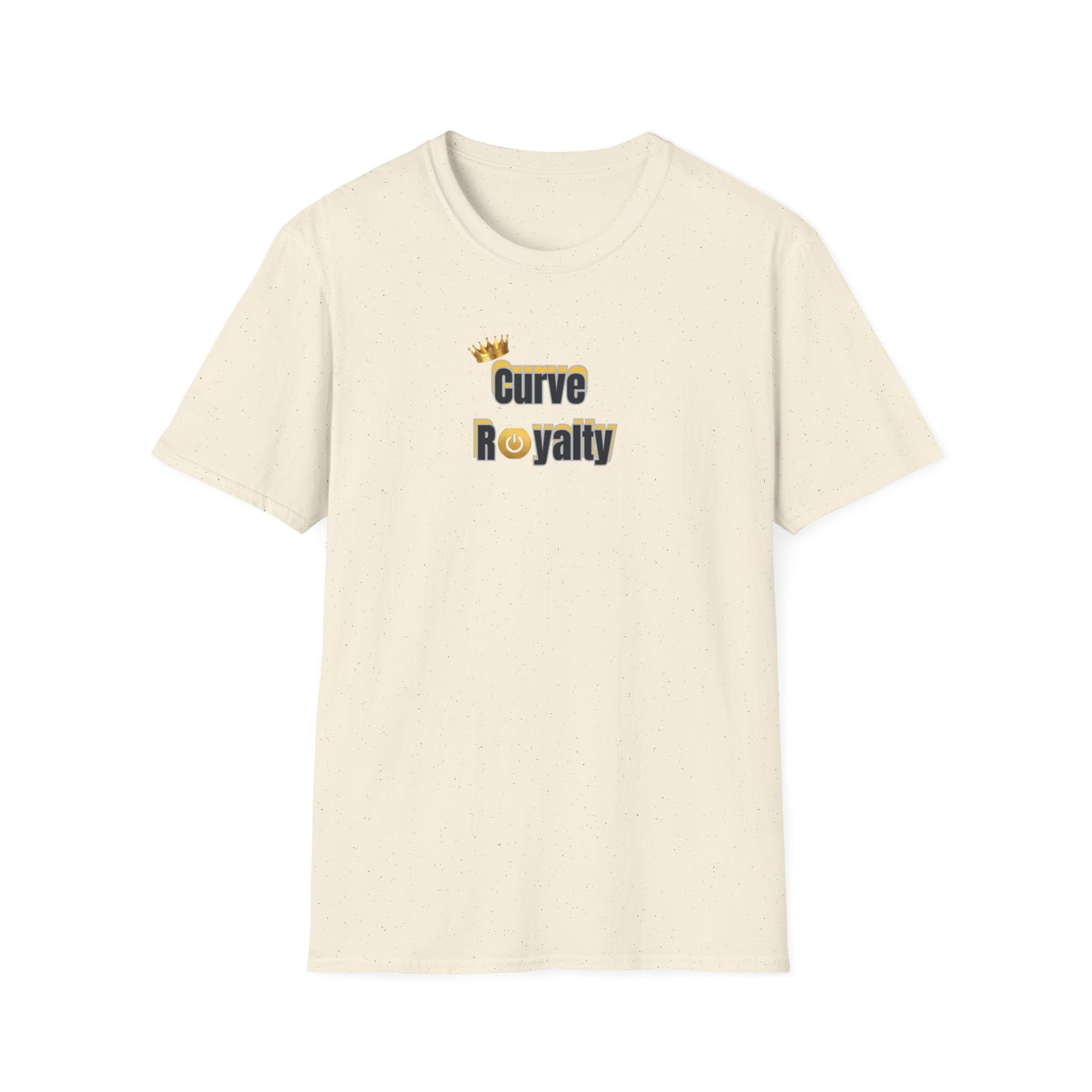 Curve Royalty T-Shirt — Curvy Body Positive Tee with Crown Graphic